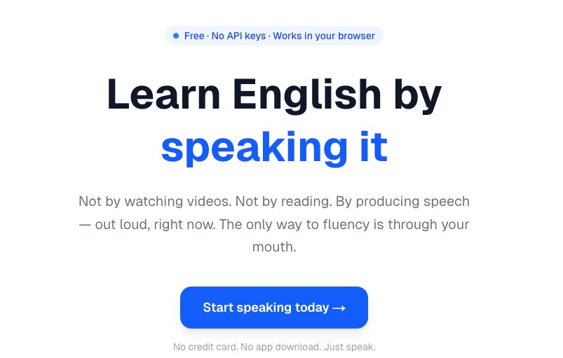 SpeakEngine — Саида Комекова
